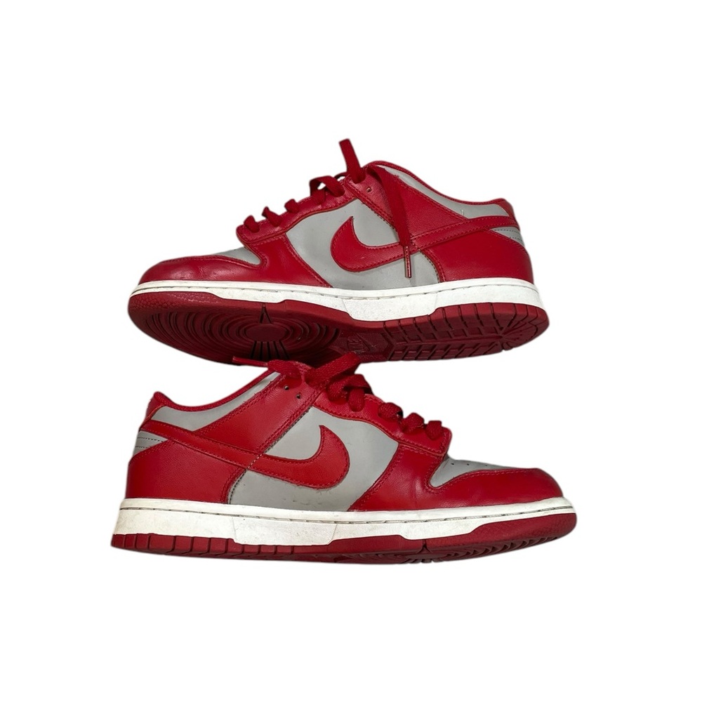 Nike Dunk Low GS “Medium Grey/Varsity Red” – Classic Heritage Design